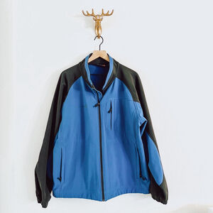 Free Country Men's Blue/Black Full Zip Jacket Size XL